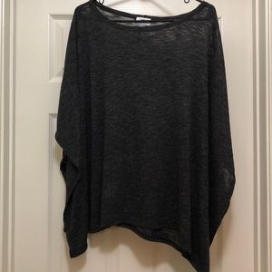 Old Navy gray poncho